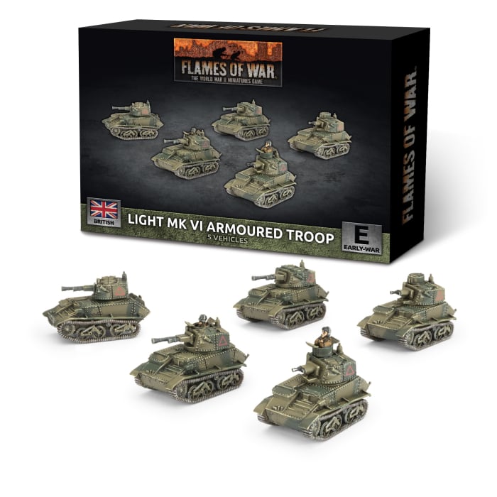Flames of War: Vickers Light Mk VI Troop (BBX82)