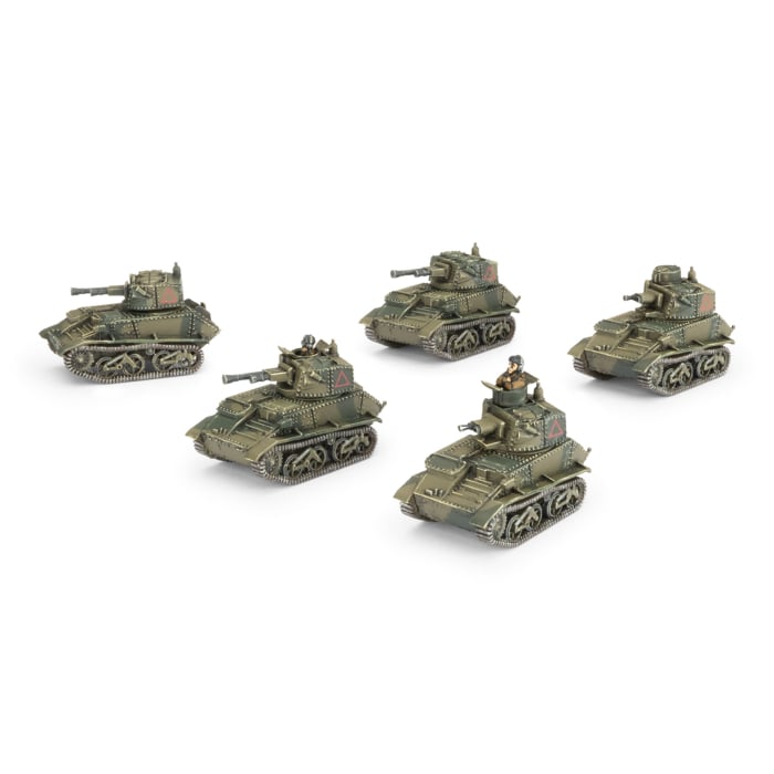Flames of War: Vickers Light Mk VI Troop (BBX82)