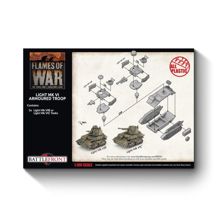 Flames of War: Vickers Light Mk VI Troop (BBX82)