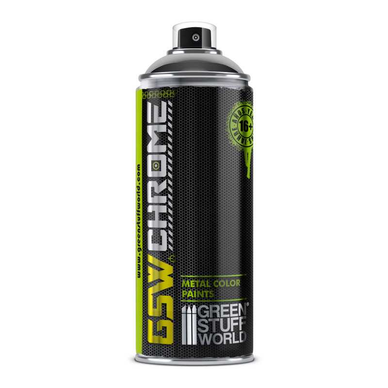 Black Chrome Spray Paint 400ml (Green Stuff World)