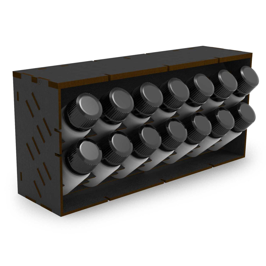 Black Horizontal Paint Organizer 30ml - COMPACT (Green Stuff World)