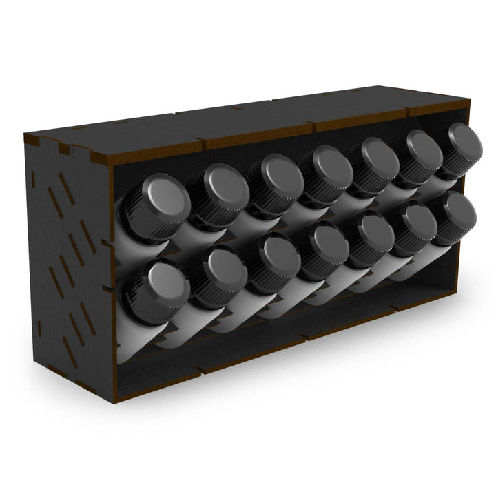 Black Horizontal Paint Organizer 30ml - COMPACT (Green Stuff World)