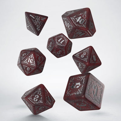 Bloodsucker Dice Set: Scarlet (Q-Workshop) (SBSU02)