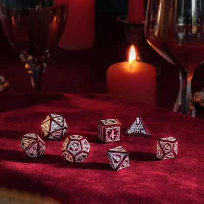 Bloodsucker Dice Set: Scarlet (Q-Workshop) (SBSU02)