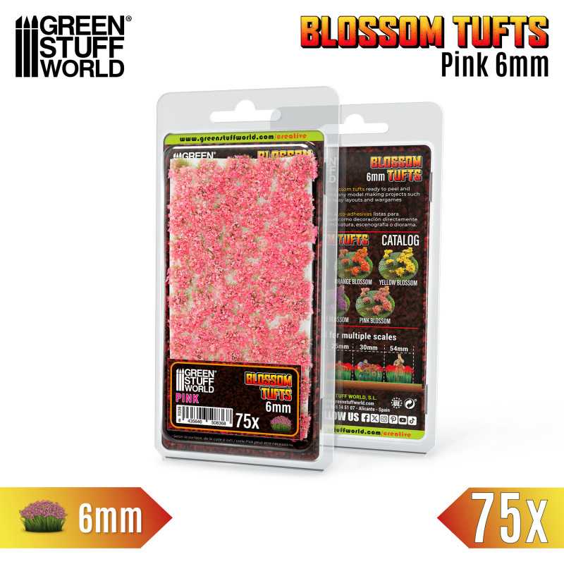 Blossom Tufts - 6mm - Pink Flowers (Green Stuff World)