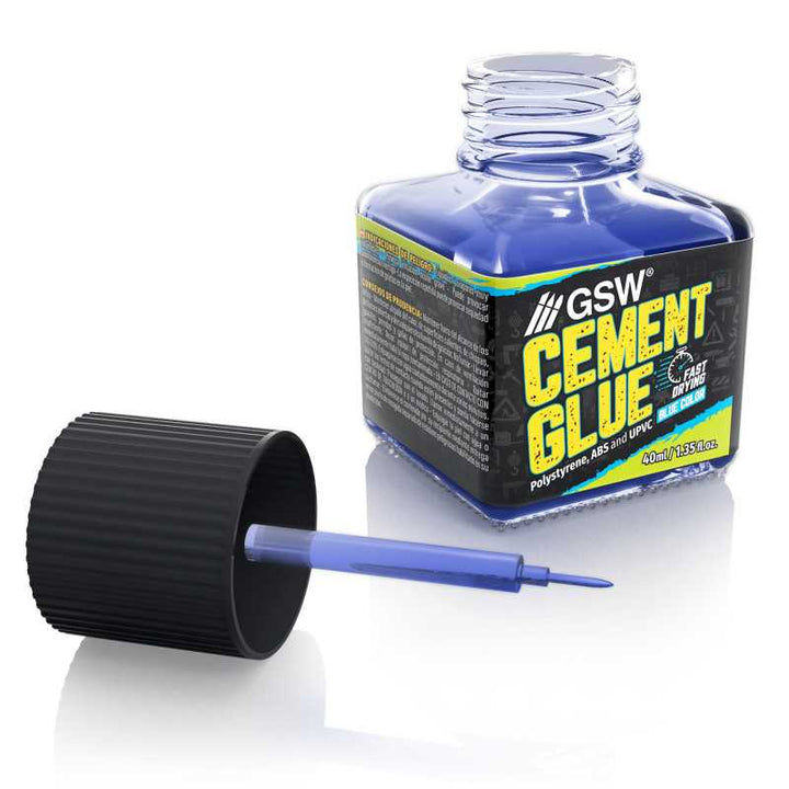 Blue Cement glue for plastics 40ml (Green Stuff World)
