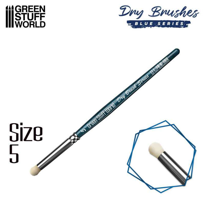 Brush BLUE SERIES Dry Brush - Size 5 (Green Stuff World)