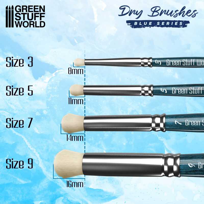 Brush BLUE SERIES Dry Brush - Size 5 (Green Stuff World)