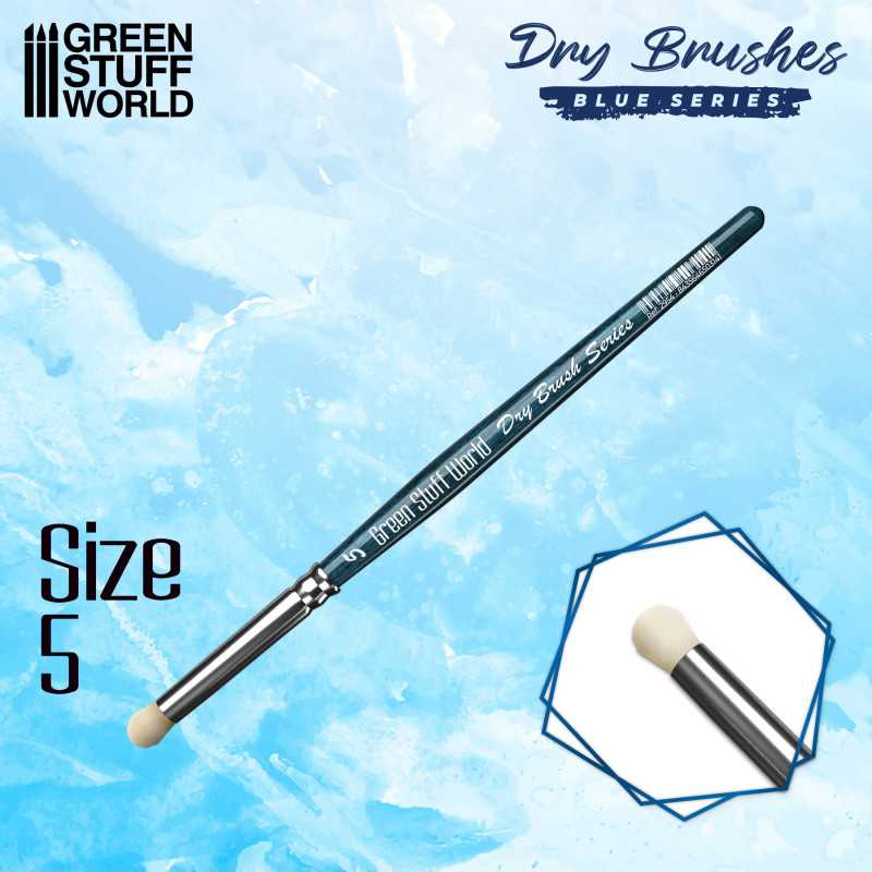 Brush BLUE SERIES Dry Brush - Size 5 (Green Stuff World)