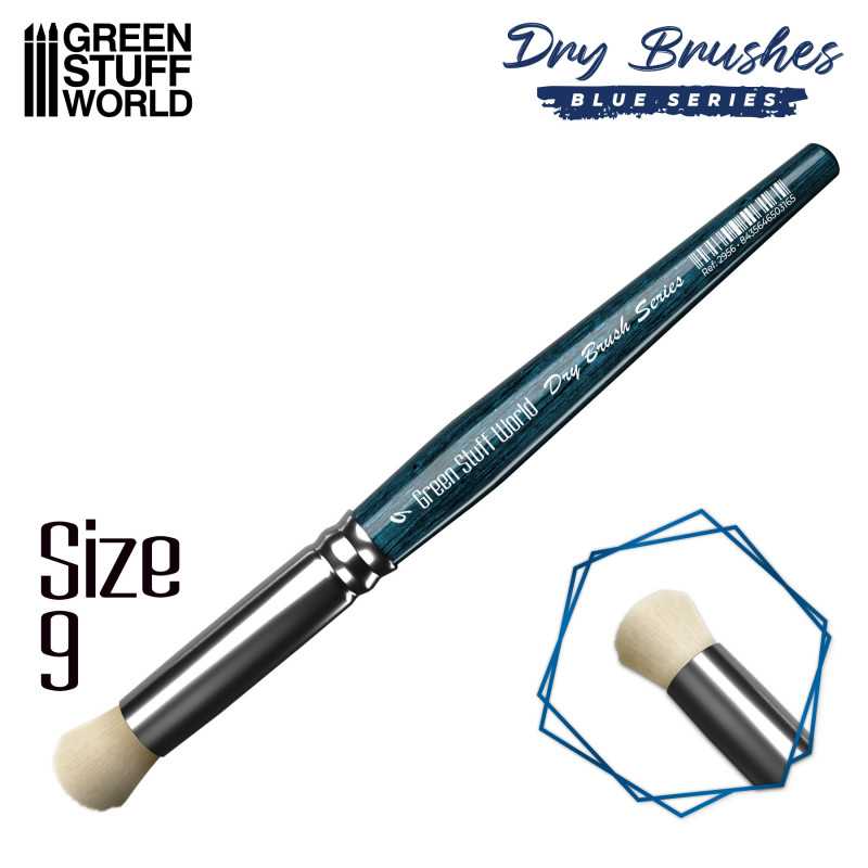 Brush BLUE SERIES Dry Brush - Size 9 (Green Stuff World)