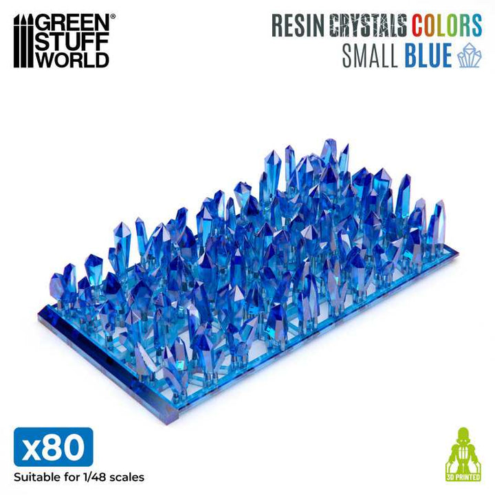 Blue Resin Crystals - Small (Green Stuff World)