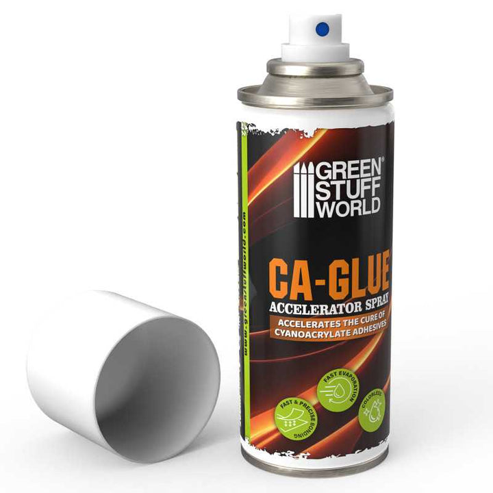 CA Glue Accelerator Spray 200ml (Green Stuff World)