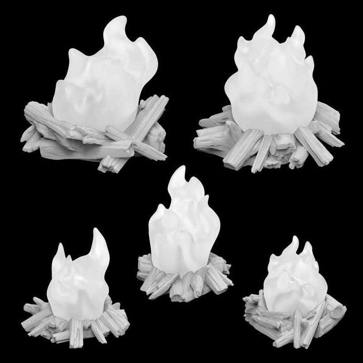 Campfires for 3mm LEDs 1:48-1-35 (Green Stuff World)