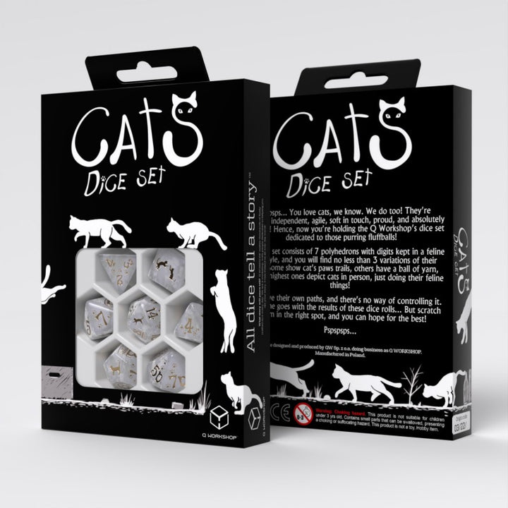 CATS Dice Set: Purrl (Q-Workshop) (SCAT11)