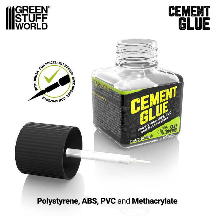 Cement glue for plastics 40ml (Green Stuff World)