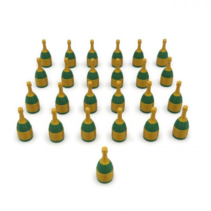 Champagne Bottles for Let's Waltz! Expansion - Grand Austria Hotel - 25 Pieces (BGExpansions)