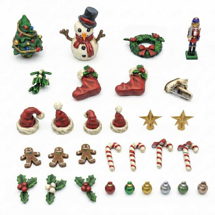 Christmas Decorations set 1:48-1:35 (Green Stuff World)