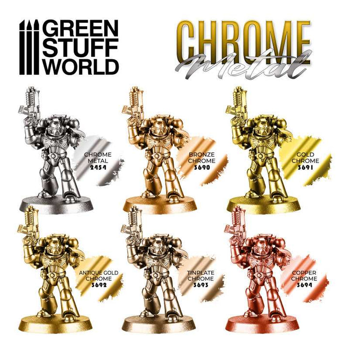 Chrome Paint - BRONZE 17ml (Green Stuff World)