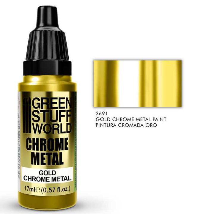 Chrome Paint - GOLD 17ml (Green Stuff World)