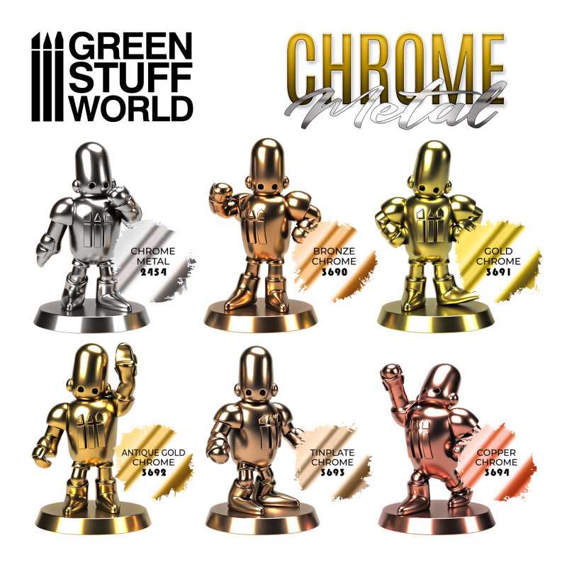 Chrome Paint - TINPLATE 17ml (Green Stuff World)