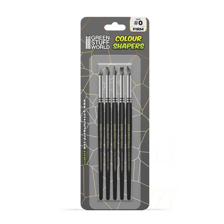 Clay Shapers - Color Shapers SIZE 0 - Black Firm (Green Stuff World)
