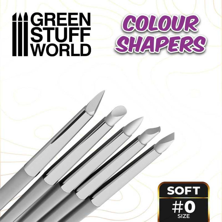 Clay Shapers - Color Shapers SIZE 0 - White Soft (Green Stuff World)