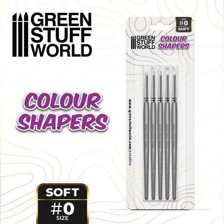 Clay Shapers - Color Shapers SIZE 0 - White Soft (Green Stuff World)
