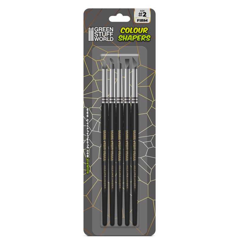 Clay Shapers - Color Shapers SIZE 2 - Black Firm (Green Stuff World)
