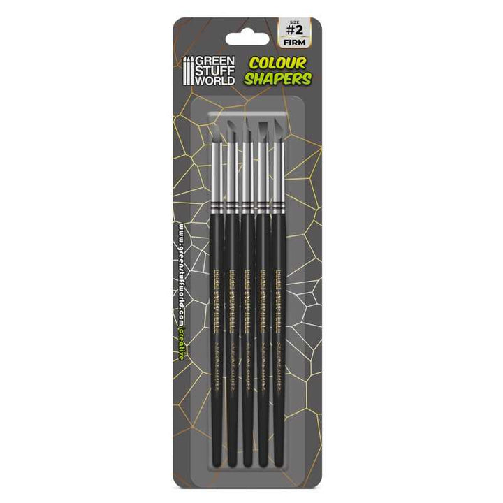 Clay Shapers - Color Shapers SIZE 2 - Black Firm (Green Stuff World)