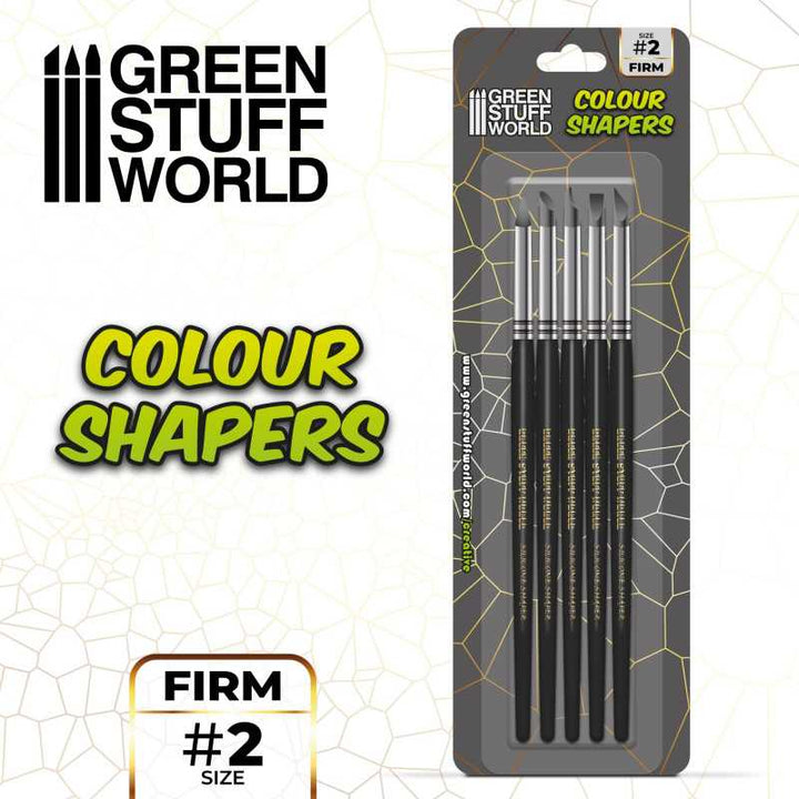 Clay Shapers - Color Shapers SIZE 2 - Black Firm (Green Stuff World)
