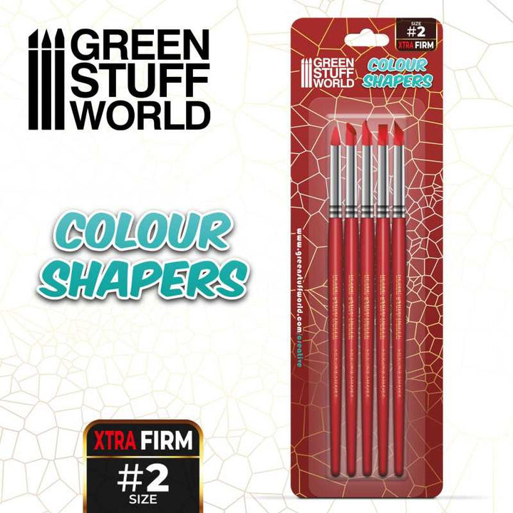 Clay Shapers - Color Shapers SIZE 2 - EXTRA FIRM (Green Stuff World)