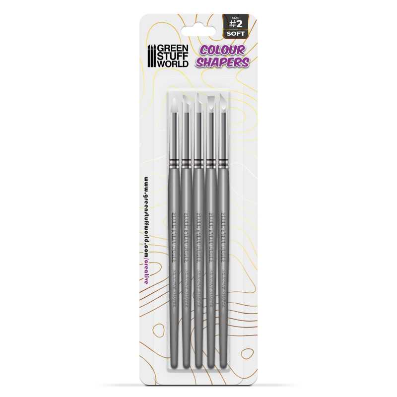 Clay Shapers - Color Shapers SIZE 2 - White Soft (Green Stuff World)