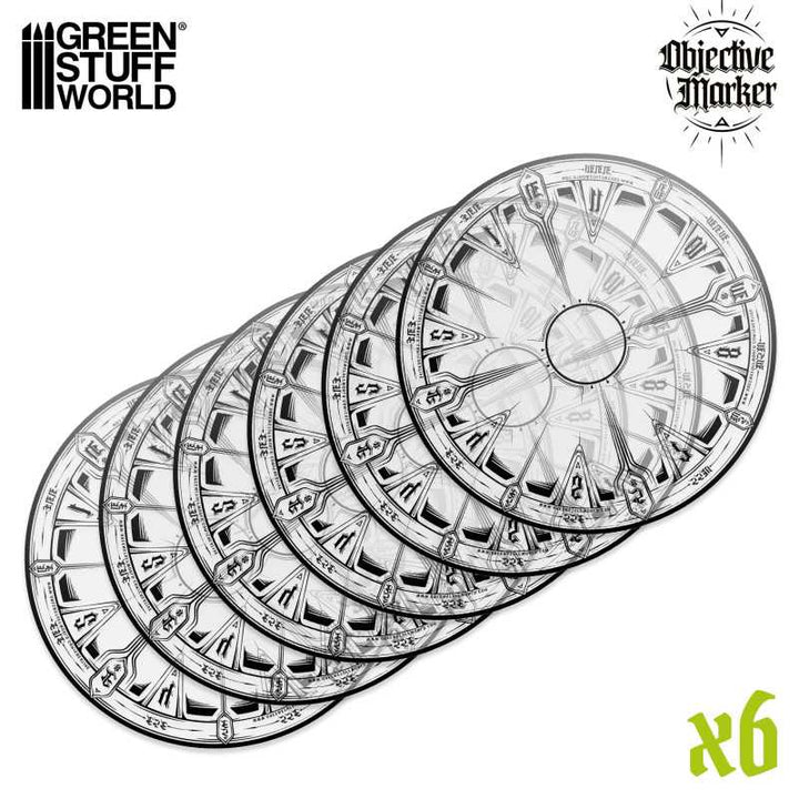 Clear Objective Marker Wh40k compatible (Green Stuff World)