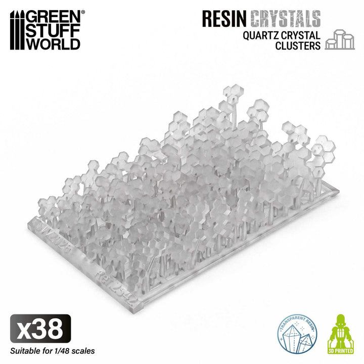 Clear Quartz crystal clusters (Green Stuff World)