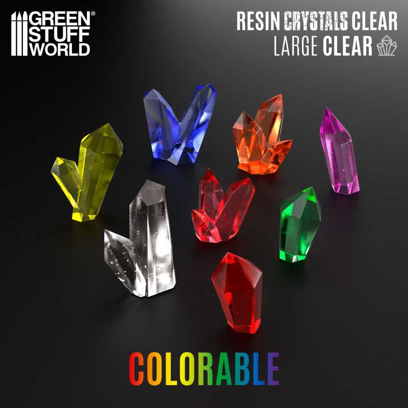 Clear Resin Crystals - Large (Green Stuff World)