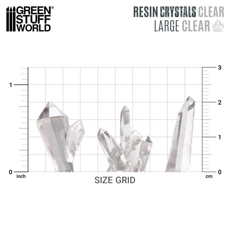 Clear Resin Crystals - Large (Green Stuff World)