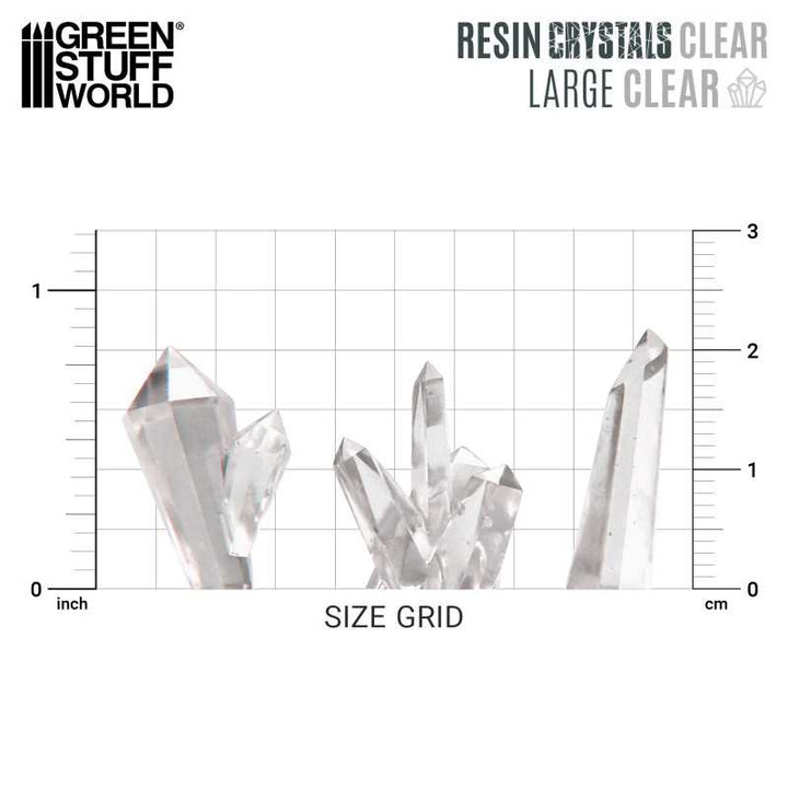 Clear Resin Crystals - Large (Green Stuff World)