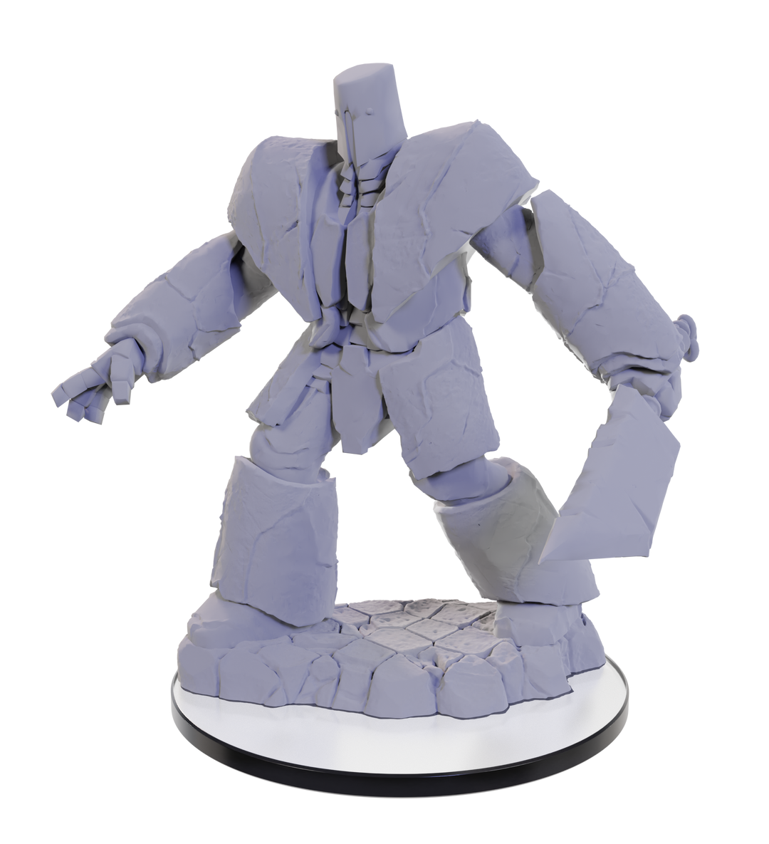 Critical Role Unpainted Miniatures: Cobalt Golem