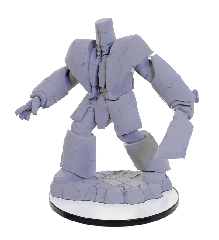 Critical Role Unpainted Miniatures: Cobalt Golem