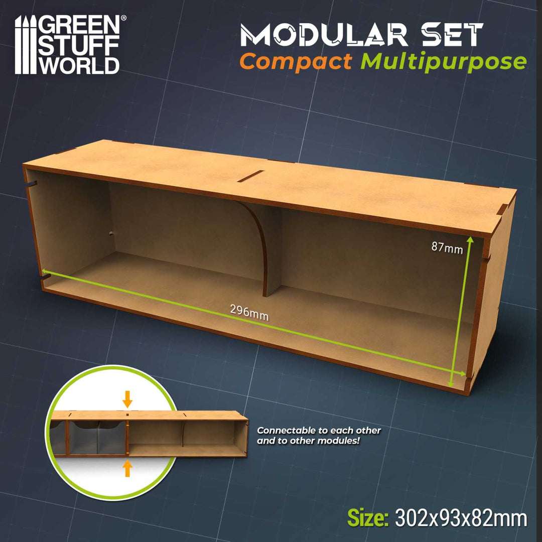 Compact multi-purpose horizontal organizer (Green Stuff World)