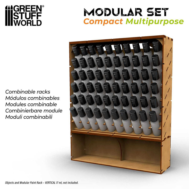 Compact multi-purpose horizontal organizer (Green Stuff World)
