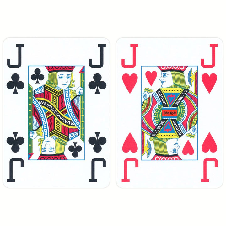 Copag 100% Plastic Poker Jumbo, Rød