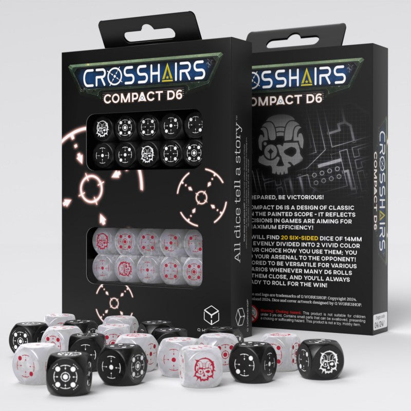 Crosshairs Compact D6: Black&Pearl (Q-Workshop) (STCA05)