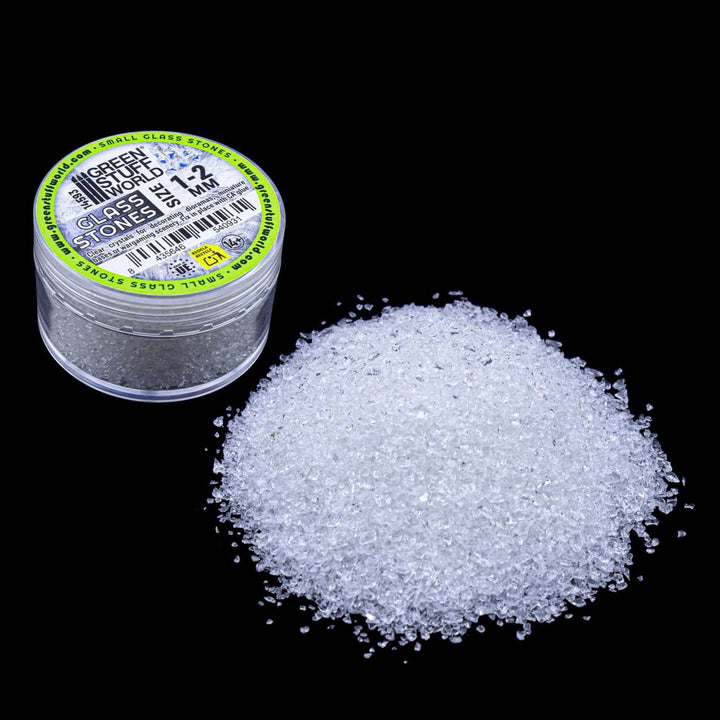 Crushed glass stones 1-2mm (Green Stuff World)
