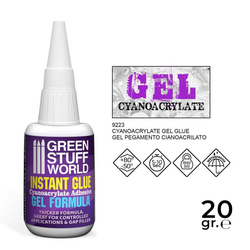 Cyanoacrylate Gel 20gr. (Green Stuff World)