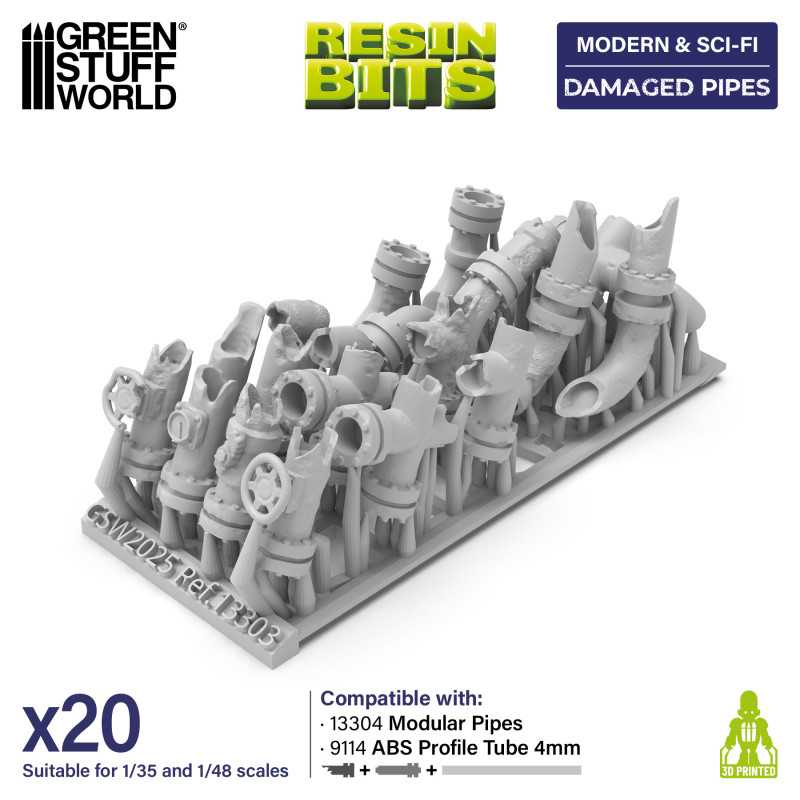 Damaged Pipes 1:48-1:35 (Green Stuff World)