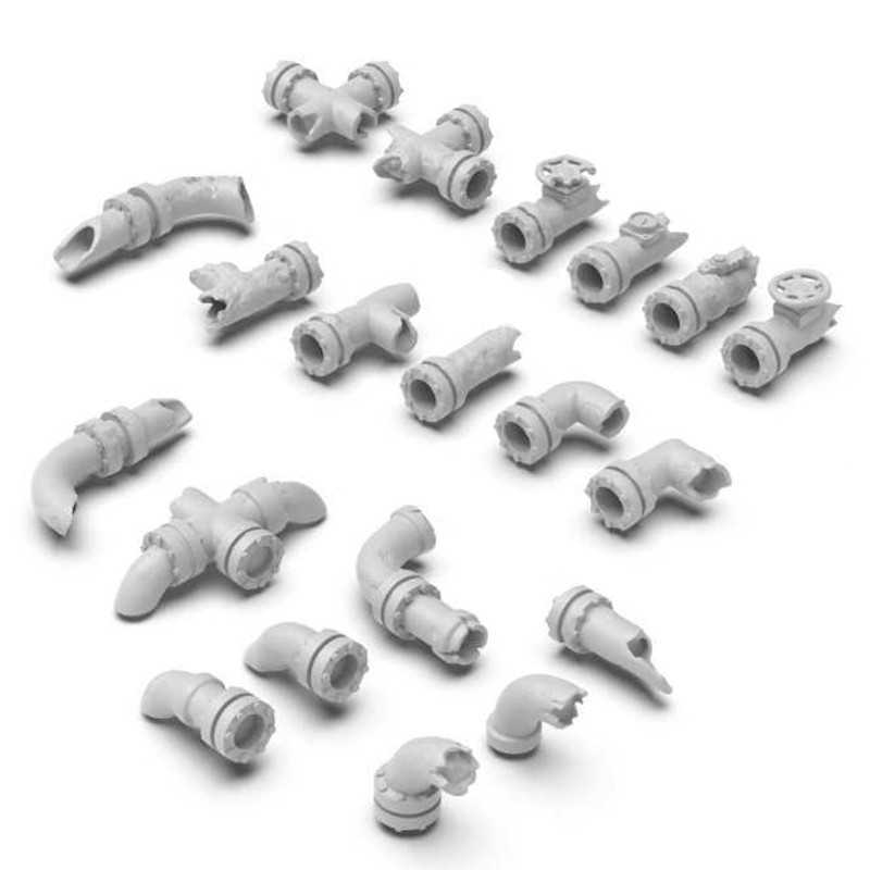 Damaged Pipes 1:48-1:35 (Green Stuff World)