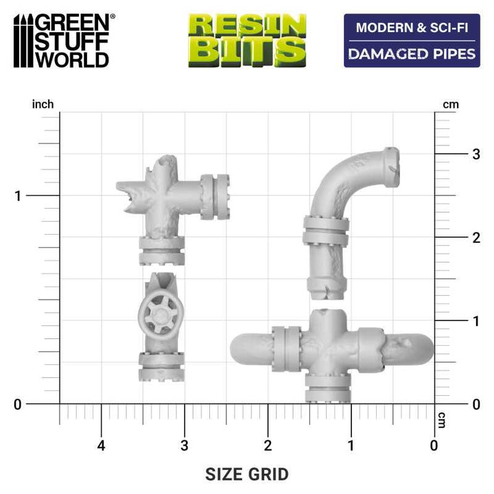 Damaged Pipes 1:48-1:35 (Green Stuff World)
