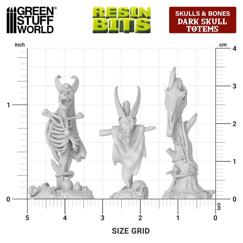 Dark Skull Totems 1:48-1:35 (Green Stuff World)