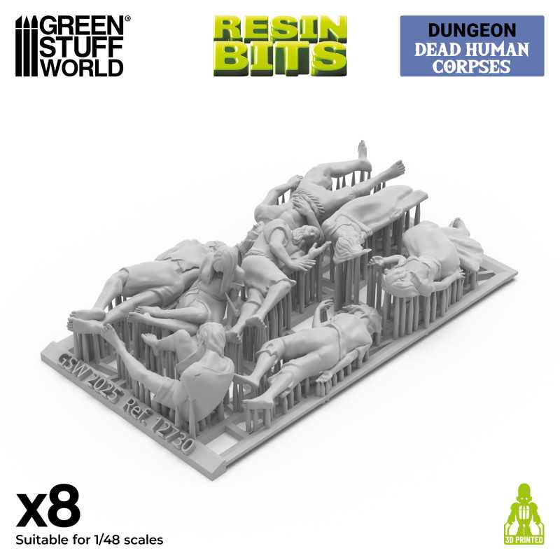 Dead Human Corpses 1:48 (Green Stuff World)